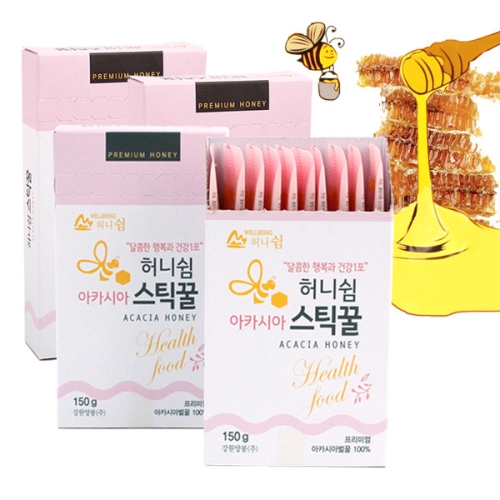 강원양봉 허니쉼 아카시아 스틱꿀 15g 10포