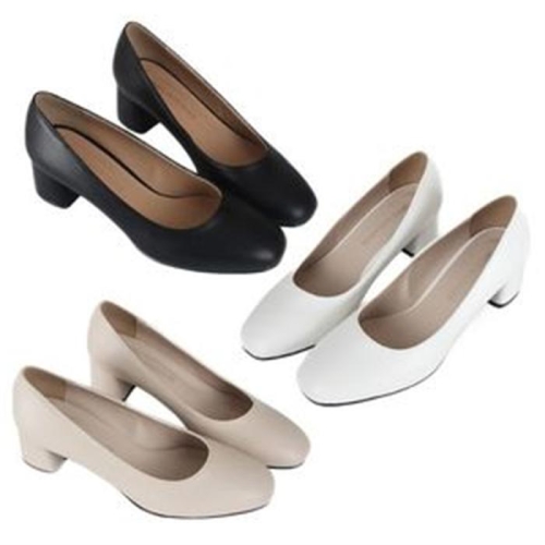 c2h W723FE8 기본 정장 구두 여자 고급 미들힐 신상 펌프스 신발