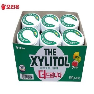 오리온  더 자일리톨 102g