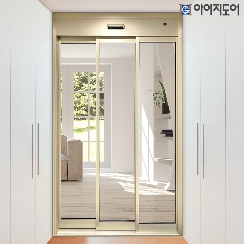 아이지도어  자동 중문 2.8 초슬림 3연동 슬라이딩