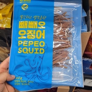 신화에프에스  노브랜드 빼빼오 오징어 100g