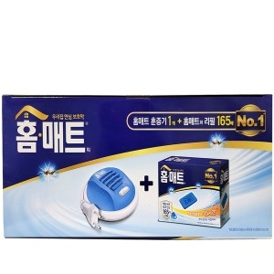 홈매트 모기 훈증기(리퀴드) 매트형+리필3시간더 165매