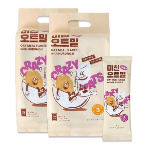 그리심  미친오트밀 누룽지 35g