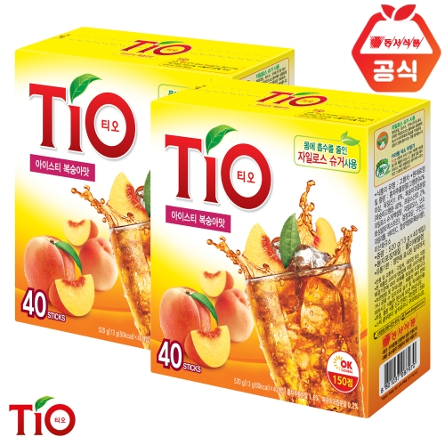동서식품  아이스티 티오 애플 스틱 40개입