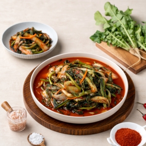 보성녹차김치 얼갈이+열무김치 2kg