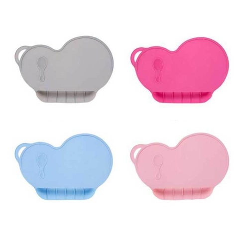 흘림방지 유아 실리콘 식탁매트 테이블 턱받이 식판