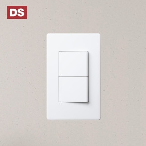 퍼스트LED  DS 매입 2구 스위치 D2 화이트 KS 국내산 배선기구