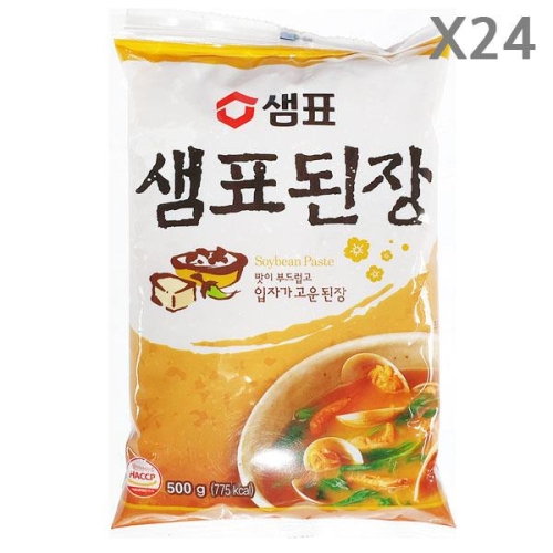 다나 식당용 업소용 식재료 믹스된장 샘표 500g X24 요리