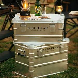 알루미늄 캠핑 박스 공구함 스토리지 상자 30L