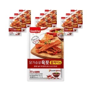 다원식품 굽네 닭가슴살 육포 볼케이노 30g[10개]
