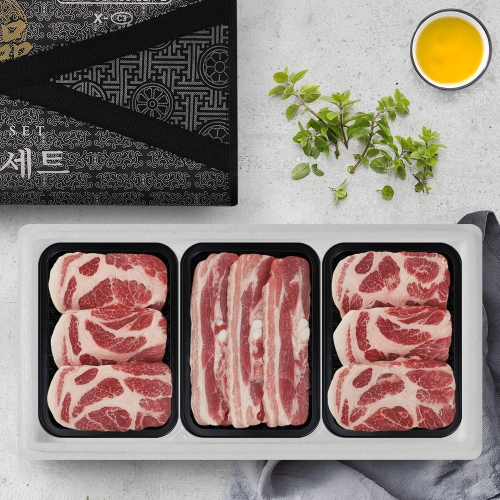 동심푸드 농협안심푸드 보성녹돈 한돈 돈육 구이세트 1.2kg
