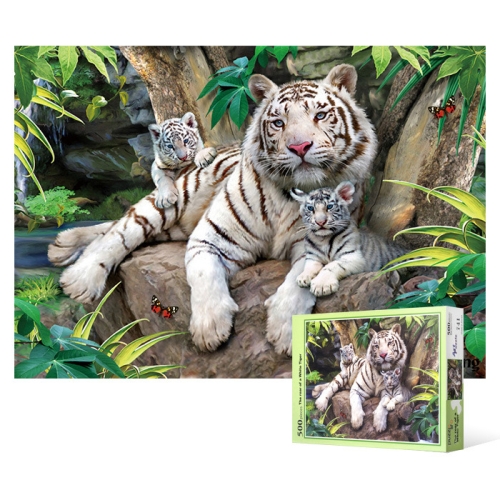 퍼즐사랑 500피스 직소퍼즐 백호가족의 쉼터