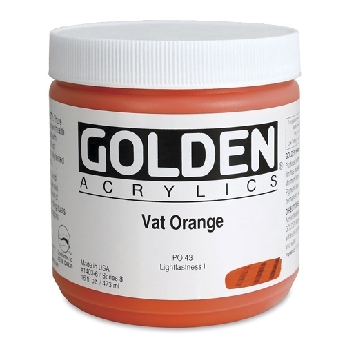 골든  H.B 아크릴릭 물감 473ML S8 Cobalt Blue