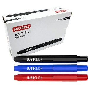 오피스존  모리스 저스트클릭 유성매직 M 1타 12개입 마카