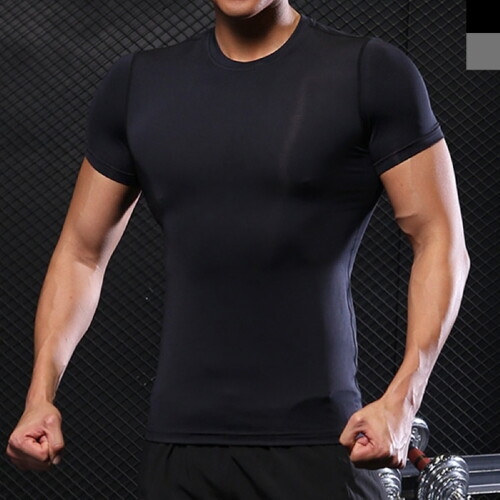 에이치플러스몰  피턴진 KKJN NT1105 남자반팔상의요가복