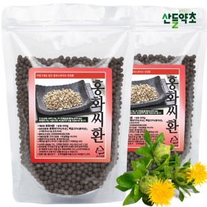  산들약초 홍화씨환 400g[2개]