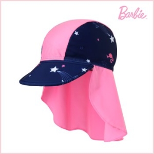 바비  여아 스타 래쉬가드 핑크 플랩캡 (BBAC7208KP)