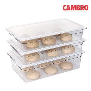 캠브로  투명한 베이커리 피자 빵 도우 박스 상자