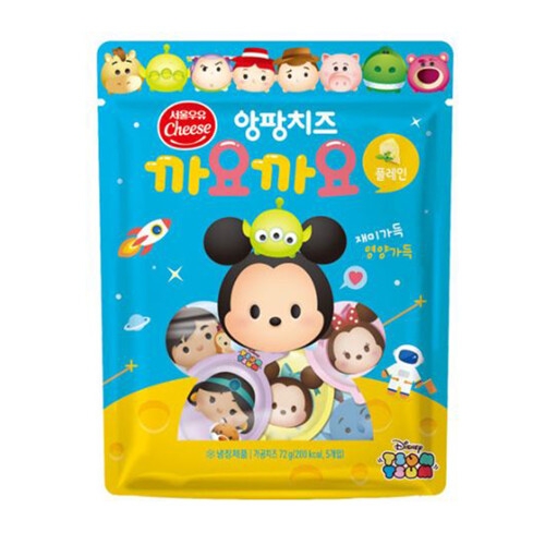 서울우유  앙팡치즈 까요까요 플레인 72g