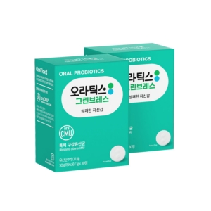 오라팜 오라틱스 그린브레스 구강 유산균 30정