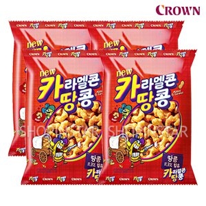 크라운제과  카라멜콘 땅콩 72g