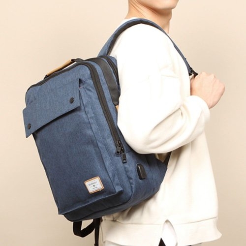 추천 YS+학생 책가방 남자 여자 노트북 가방 캐주얼 백팩 블루+W7EF74D 품절임박