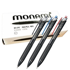 모나미  FX ZETA 유성 볼펜 12자루 0.7mm OMB