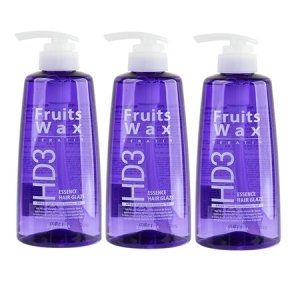 웰코스 후르츠왁스 헤어 글레이즈 500ml x3개