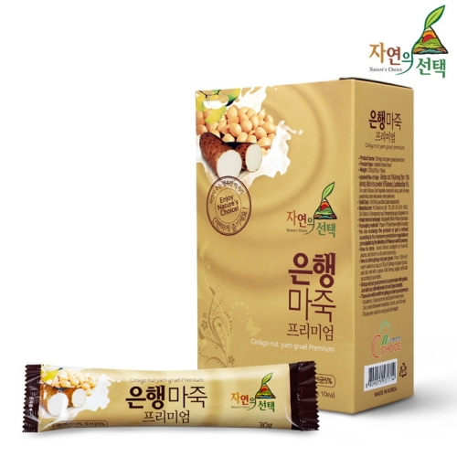 자연의선택 은행마죽 프리미엄 900g 300g x 3박스 총30포 스틱형