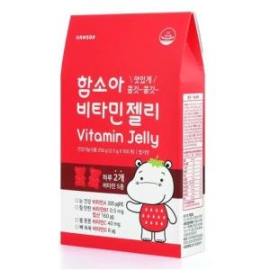 함소아제약 비타민젤리 딸기맛 2.5g 100구미