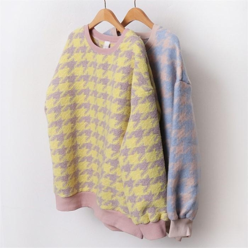 위쉬몰 빅사이즈사랑해요 B682L001 킹스하운드보송스웨터 DD