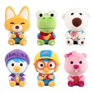 뽀로로 촉감감각놀이 인형 6종세트