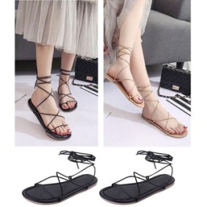 스트랩 샌들 끈쪼리 여름 조리 글레디에이터 여자신발 W39D9EC