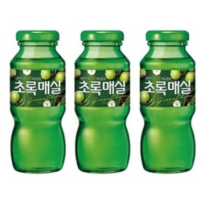 웅진 초록매실 180ml 12병 꼬마병 병주스 병음료
