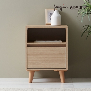 장인가구  로이 1서랍 협탁 400
