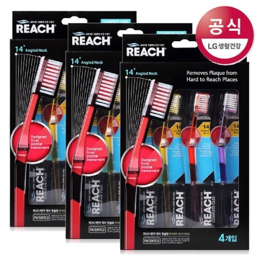 LG생활건강 리치 컴플리트케어 오리지널 칫솔 미디엄