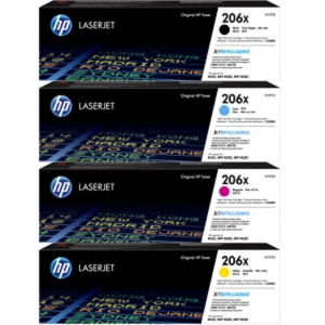 HP  정품 206X (W2110X, W2111X, W2112X, W2113X) 4색 세트