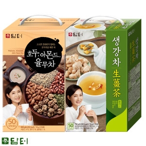 담터  호두 아몬드 율무차 50T+ 생강차 플러스 50T