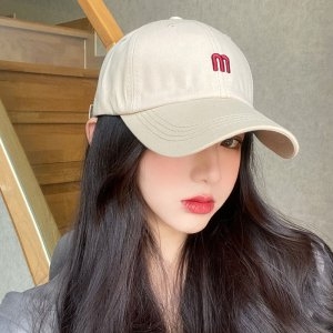 루즈루나 벳 데일리 자수 캡모자 야구모자 볼캡 블루