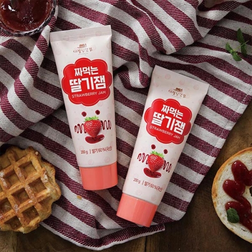 이장님닷컴 짜먹는 딸기잼 200g