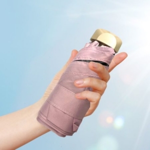 디에이치트레이딩 미니 우양산 초경량 3단 양산 암막 우산 안전 튼튼한 10222318