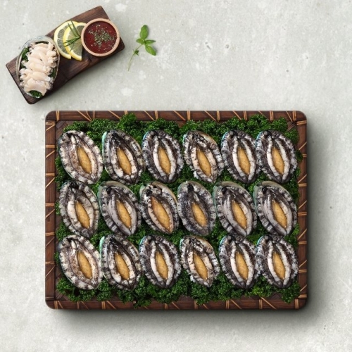 완도친구  완도전복 6호 17~18미 1kg