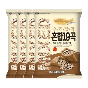 삼원농산  국산 혼합19곡 1kg/4개 4kg