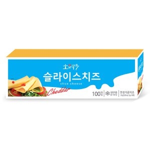 동원F&B 소와나무 체다 슬라이스치즈 100매 1.8kg