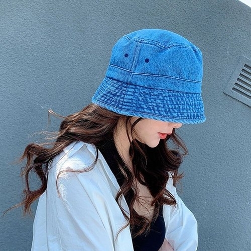 닥스 여성 데님 벙거지_WA0F352