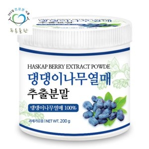 푸른들판 판 댕댕이 나무 열매 추출 분말 가루 200g 1통 하스카프