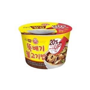 오뚜기  컵밥 뚝배기 불고기밥 320g