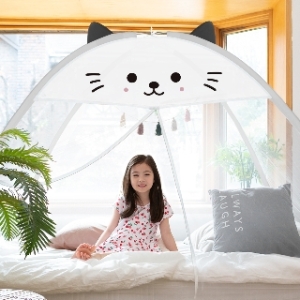 다샵 1초완성 원터치 모기장 텐트 아기 침대 사각