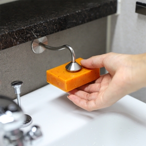 아토소 스틱형 스텐 자석 비누 거치 홀더