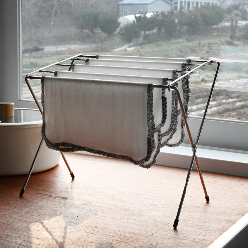 로메이키친  스텐 행주 건조대 X형